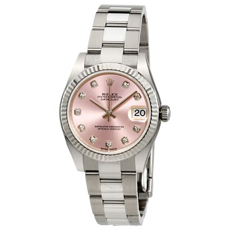 rolex datejust pink|rolex datejust lady 31 price.